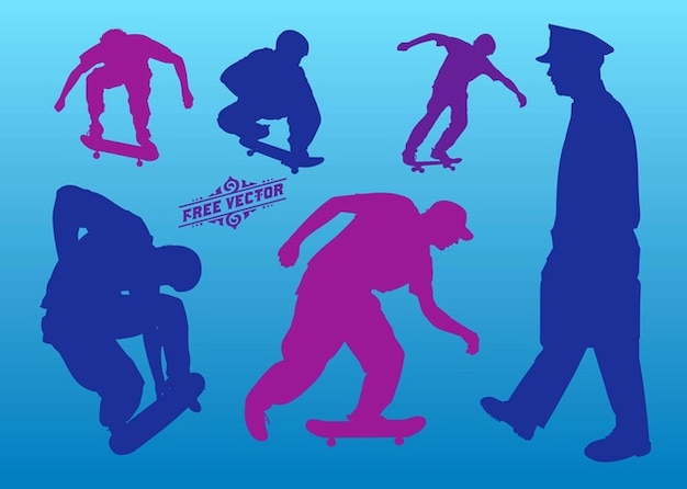 Skateboard Vector Graphics