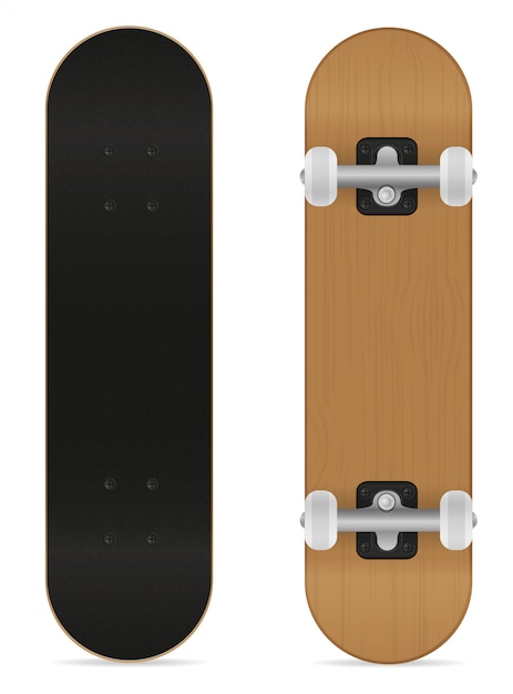 Premium Vector Skateboard Vector Illustration