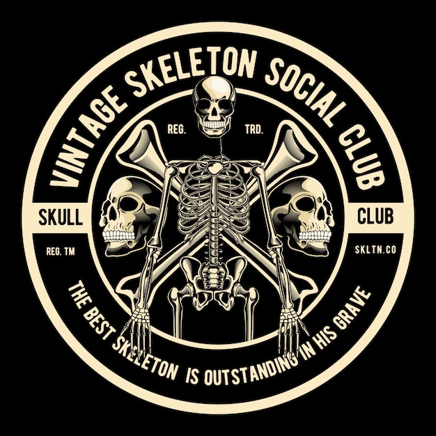 Premium Vector | Skeleton