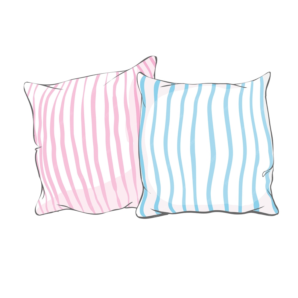 Premium Vector Sketch illustration of pillow, art, pillow isolated