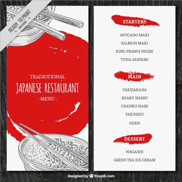 Asian Restaurant Menu Template Best Template Ideas