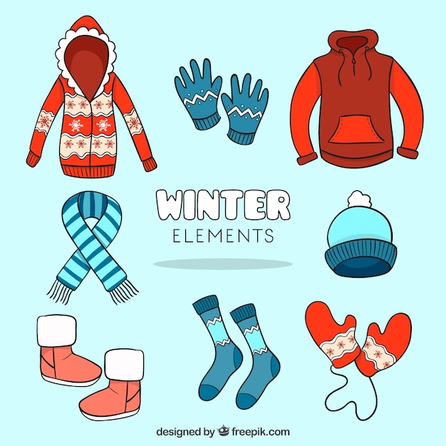 free clipart of winter clothing - photo #45