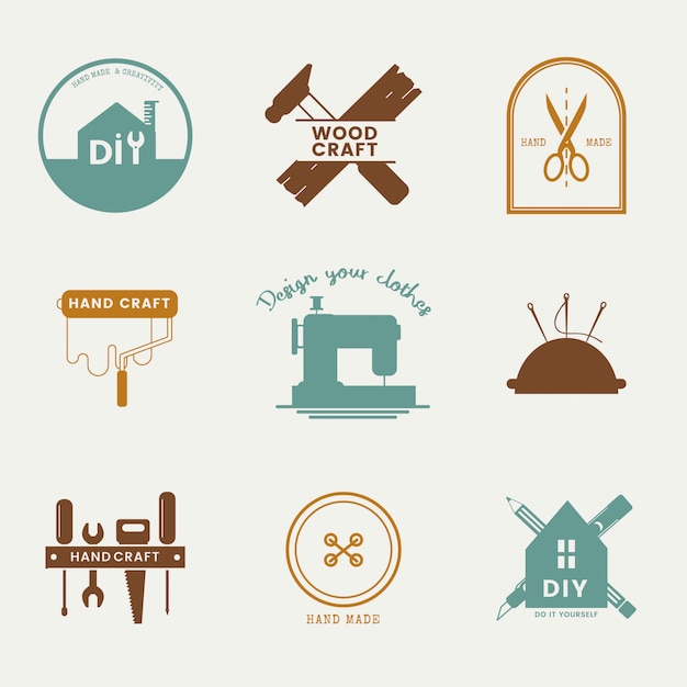 Download Handmade Logo Ideas For Craft Business PSD - Free PSD Mockup Templates