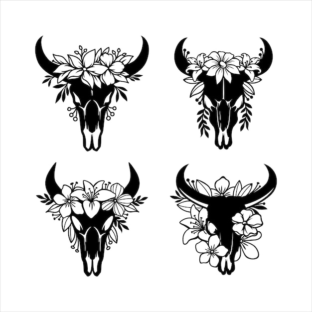 Download Boho Cow Skull Images Free Vectors Stock Photos Psd