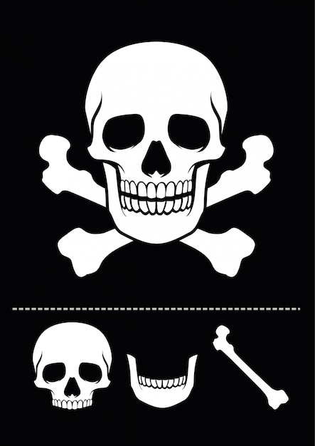 skull and bones icon