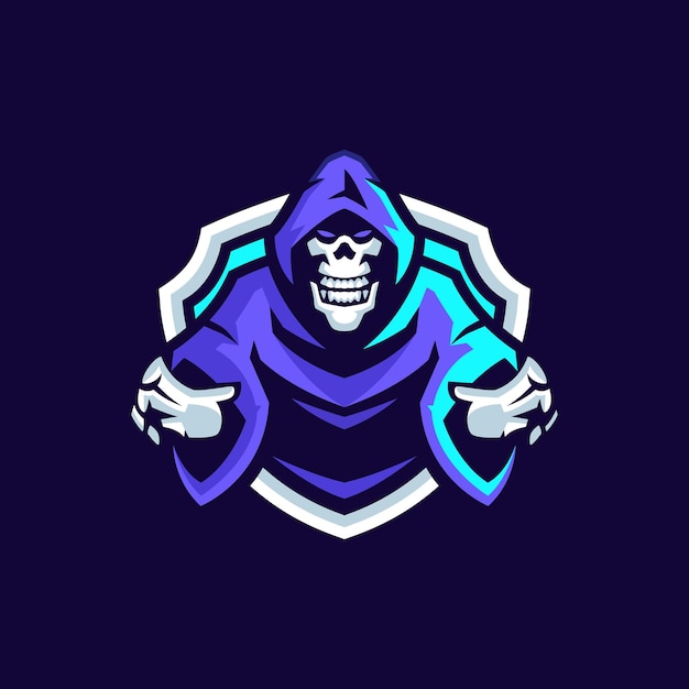 Premium Vector | Skull esports logo templates