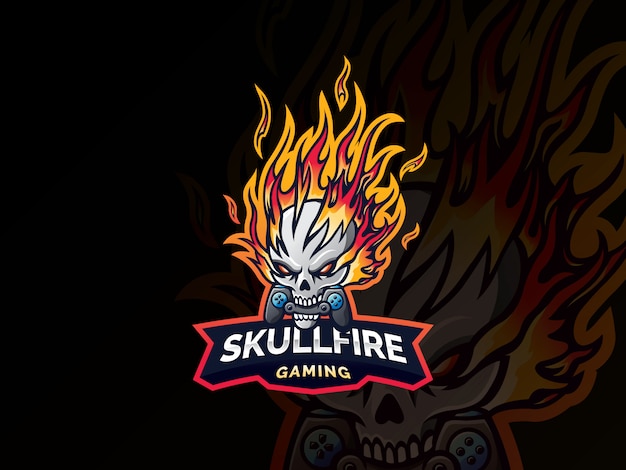 Download Free Skull Fire Logo Design Premium Vector Use our free logo maker to create a logo and build your brand. Put your logo on business cards, promotional products, or your website for brand visibility.