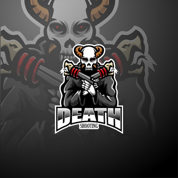 Download Free Skull Gunners Esport Mascot Logo Premium Vector Use our free logo maker to create a logo and build your brand. Put your logo on business cards, promotional products, or your website for brand visibility.