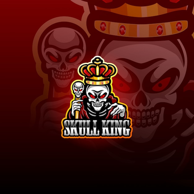 Download Free Skull King Esport Mascot Logo Premium Vector Use our free logo maker to create a logo and build your brand. Put your logo on business cards, promotional products, or your website for brand visibility.