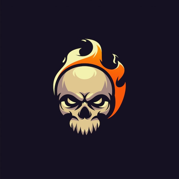 Skull logo | Premium Vector