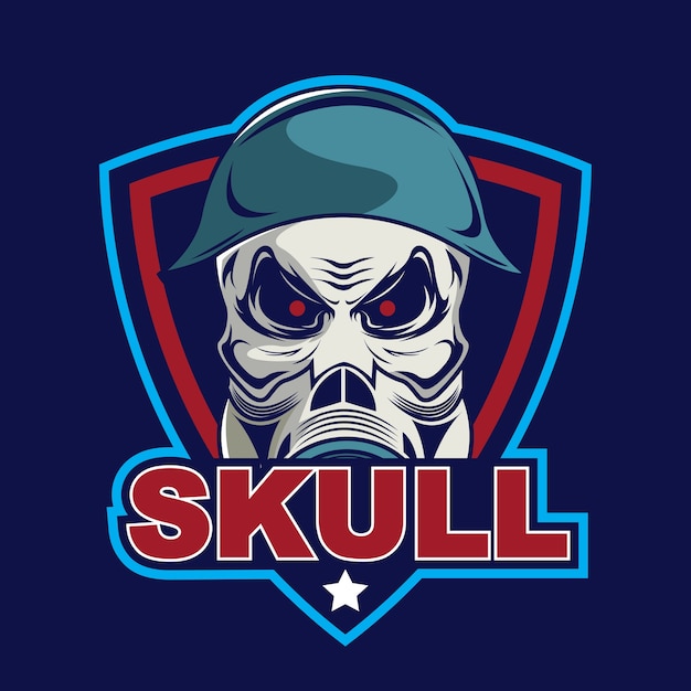 Download Free Skull In Military Helmet And Gas Mask Logo Template Premium Vector Use our free logo maker to create a logo and build your brand. Put your logo on business cards, promotional products, or your website for brand visibility.