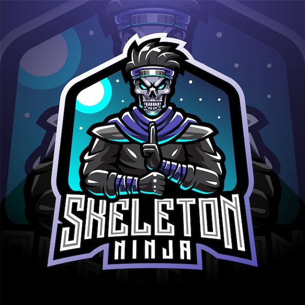 Download Free Skull Ninja Esport Mascot Logo Premium Vector Use our free logo maker to create a logo and build your brand. Put your logo on business cards, promotional products, or your website for brand visibility.