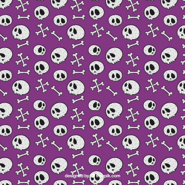 Download Skull pattern | Free Vector