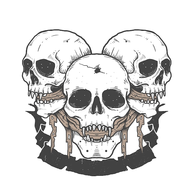 Download Free Skull Sketching Tattoo Design Illustration Premium Vector Use our free logo maker to create a logo and build your brand. Put your logo on business cards, promotional products, or your website for brand visibility.
