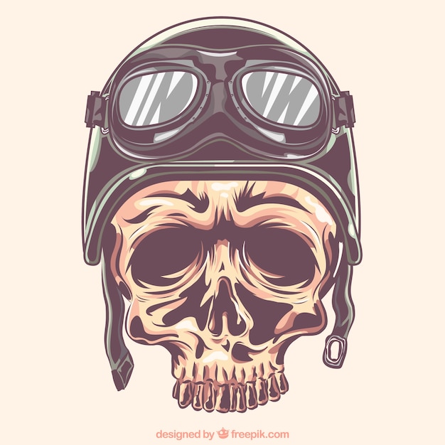 Download Free Download Free Skull With Helmet And Biker Glasses Vector Freepik Use our free logo maker to create a logo and build your brand. Put your logo on business cards, promotional products, or your website for brand visibility.