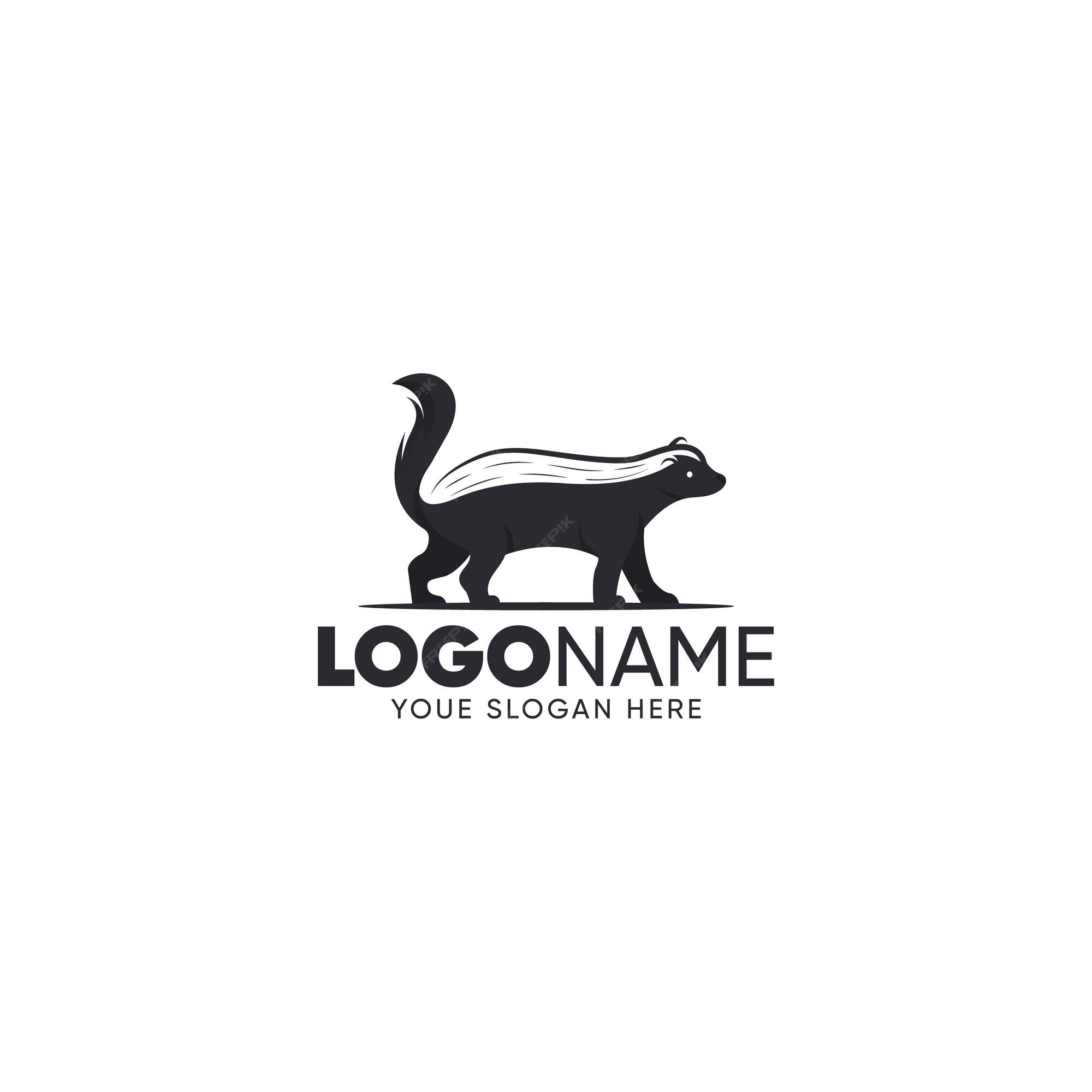 Premium Vector | Skunk logo