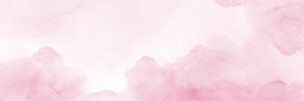Sky Fantasy Pastel Pink Watercolor Handpainted For Background