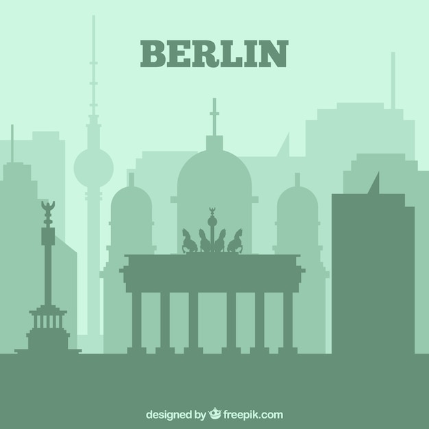 Free Vector | Skyline of berlin