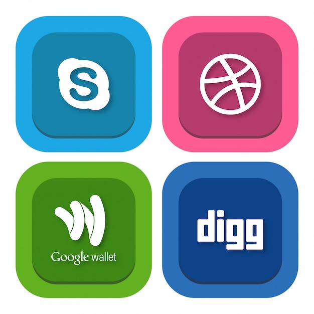 Download Free Download Free Skype Dribble Google Wallet And Digg Logos Vector Freepik Use our free logo maker to create a logo and build your brand. Put your logo on business cards, promotional products, or your website for brand visibility.