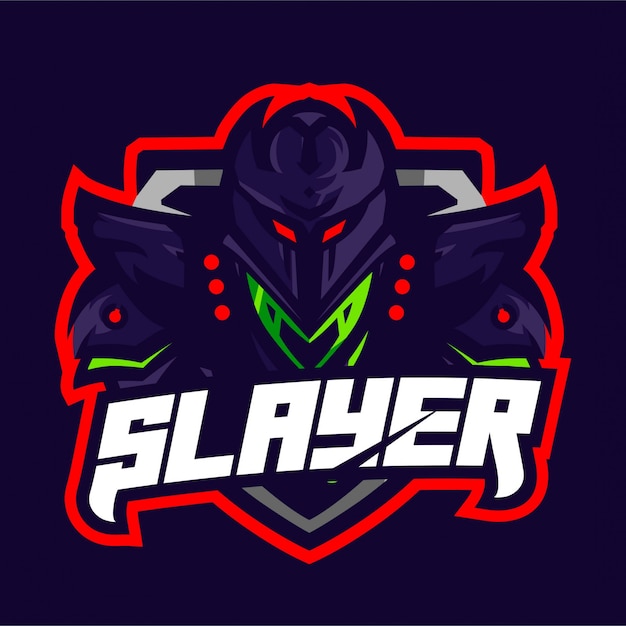 Download Free Slayer Knight Mascot Gaming Logo Premium Vector Use our free logo maker to create a logo and build your brand. Put your logo on business cards, promotional products, or your website for brand visibility.