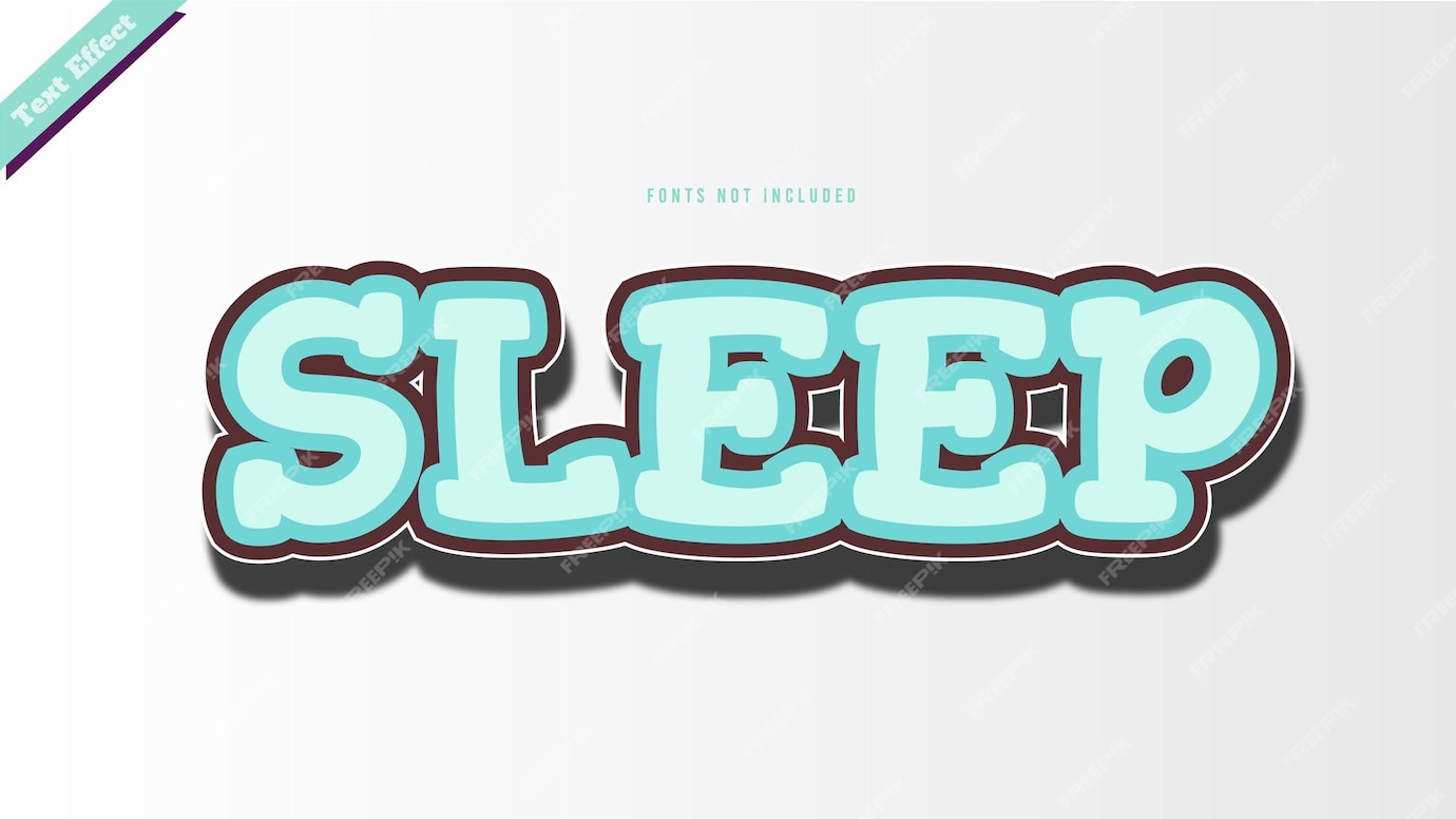 premium-vector-sleep-text-effect-design-vector