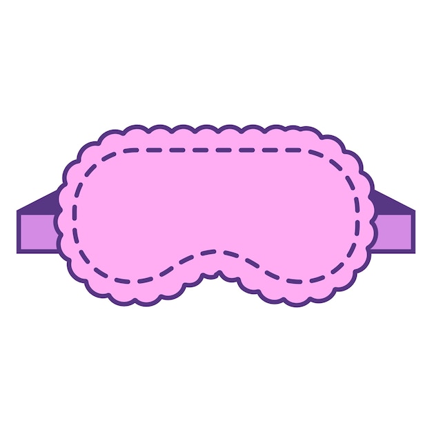 Premium Vector Sleeping mask vector cartoon illustration isolated on