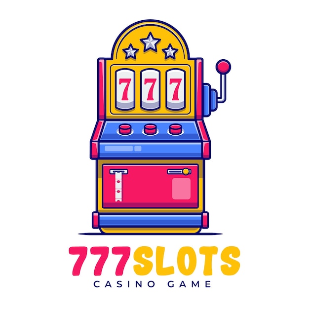 slot machine carnival cartoon logo template 123553 395