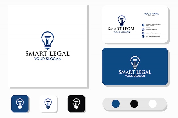 Download Free Smart Legal And Business Card Logo Design Premium Vector Use our free logo maker to create a logo and build your brand. Put your logo on business cards, promotional products, or your website for brand visibility.
