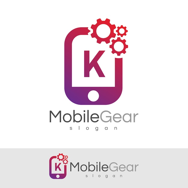 Download Free Smart Mobile Initial Letter K Logo Design Premium Vector Use our free logo maker to create a logo and build your brand. Put your logo on business cards, promotional products, or your website for brand visibility.