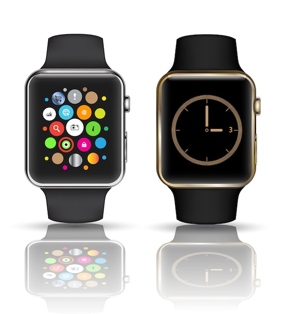 mobile watch circle shape