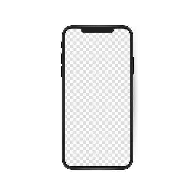 Premium Vector | Smartphone blank screen, phone mockup.