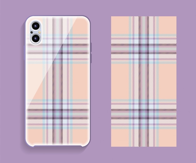 Download Smartphone cover design mockup. template geometric pattern ... PSD Mockup Templates