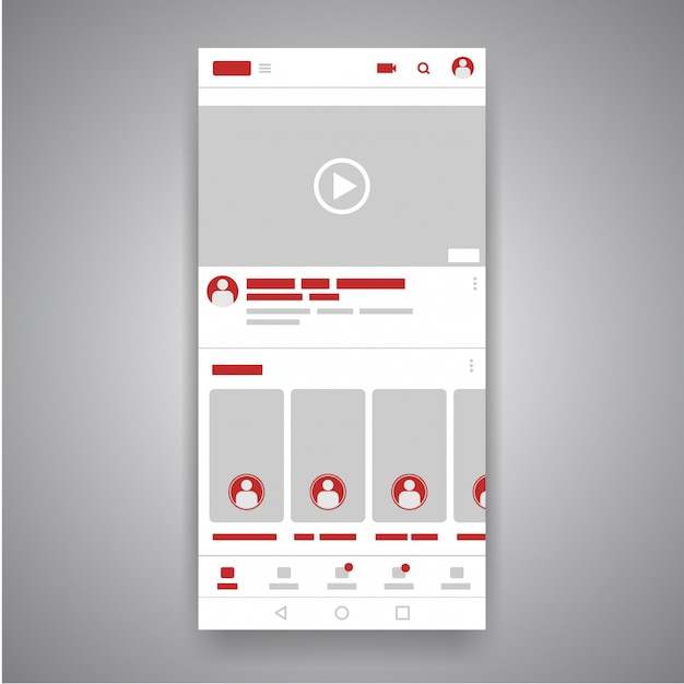 Download Free Smartphone Social Media Mobile Video Youtube Player Interface Use our free logo maker to create a logo and build your brand. Put your logo on business cards, promotional products, or your website for brand visibility.