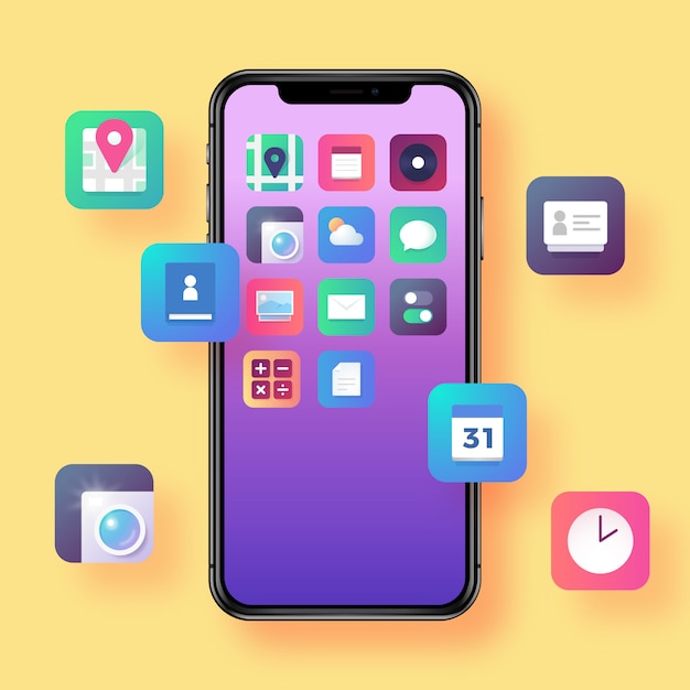 vector icons for app