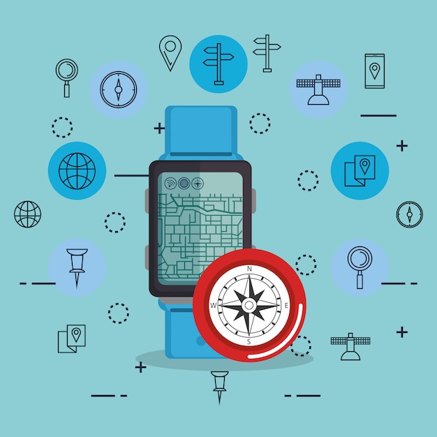 smartwatch with gps navigation