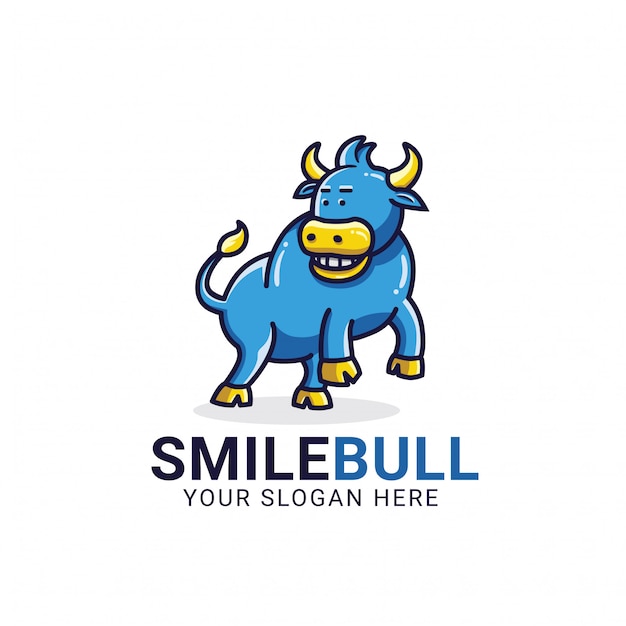 Download Free Smile Bull Logo Template Premium Vector Use our free logo maker to create a logo and build your brand. Put your logo on business cards, promotional products, or your website for brand visibility.