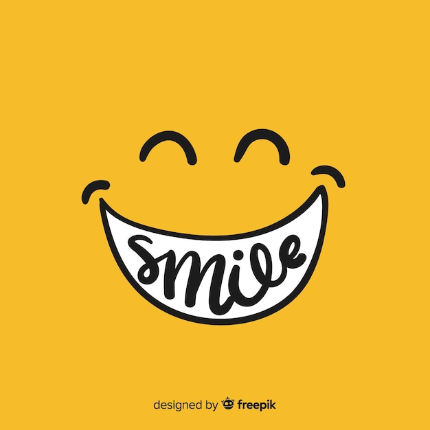 Download Free Vector | Smile simple background