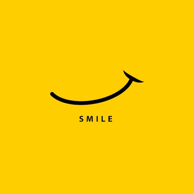 Premium Vector | Smile vector template design