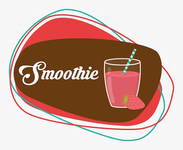 Smoothie icons design Premium Vector