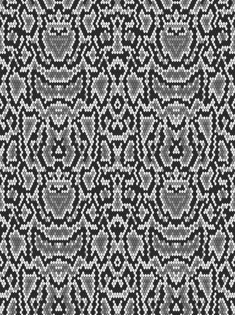 Premium Vector | Snake python skin texture. seamless pattern black on ...