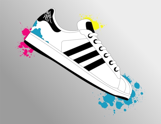 Sneakers colors | Premium Vector