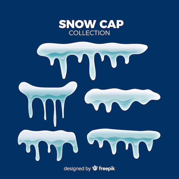 Download Snow cap collection Vector | Free Download