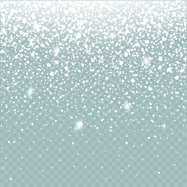 Snowflakes Cookies Snow Pattern Stencil Falling Snow Background Winter Random