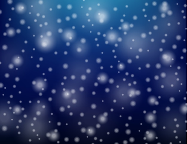 Premium Vector | Snow falling on a winter night