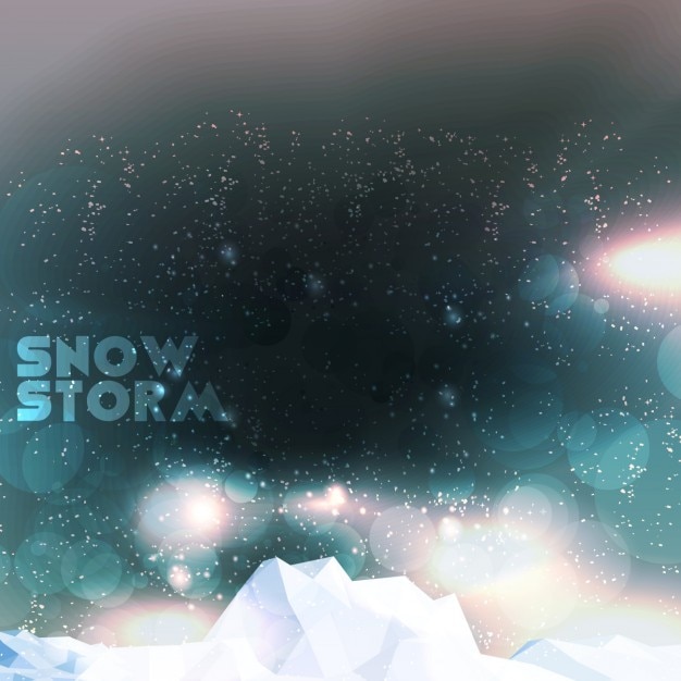 Download Free Vector | Snow storm background