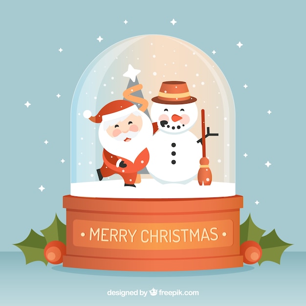 Download Snowball background | Free Vector