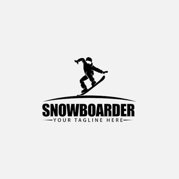 Premium Vector | Snowboard logo