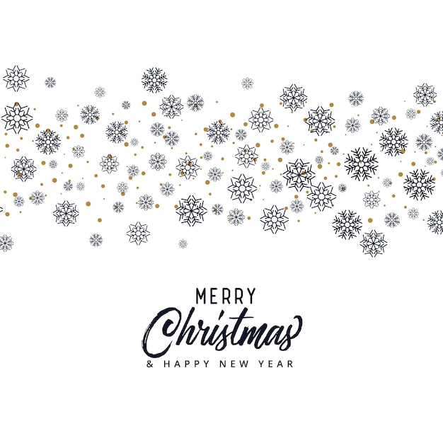 Snowflake pattern for merry christmas season Vector | Free Download