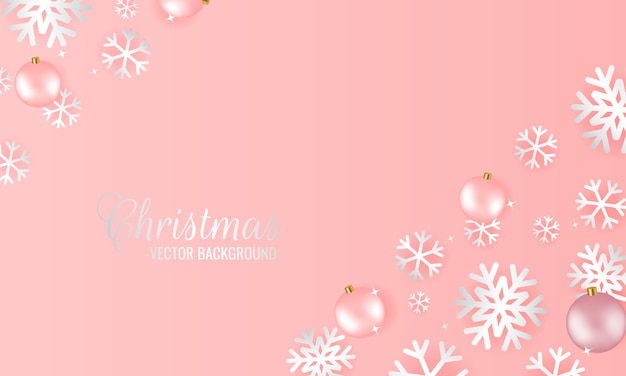 Pink Christmas Powerpoint Template