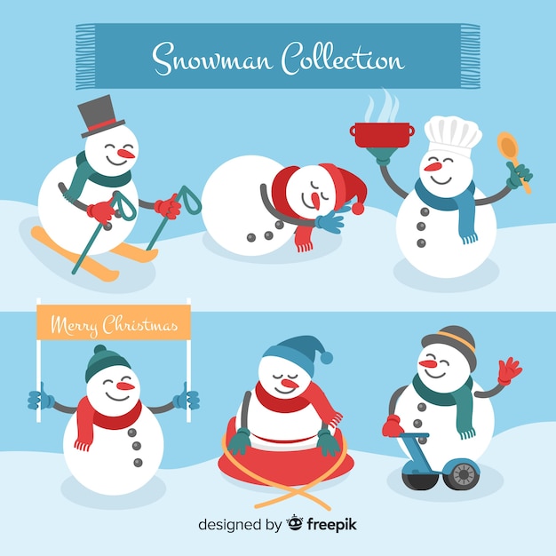 Download Free Snowman Characters Set Free Vector Use our free logo maker to create a logo and build your brand. Put your logo on business cards, promotional products, or your website for brand visibility.